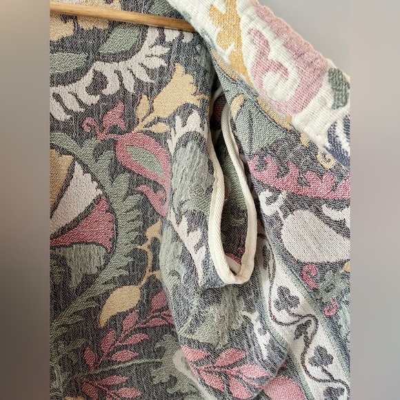 SALE Oversized Floral Tapestry Blanket Coat - Picture 3 of 7